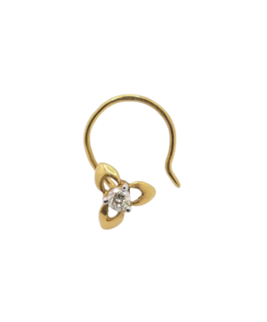 15 ShimmerLeaf Nose Pin