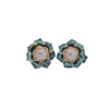 18 Crown Leaf Earrings
