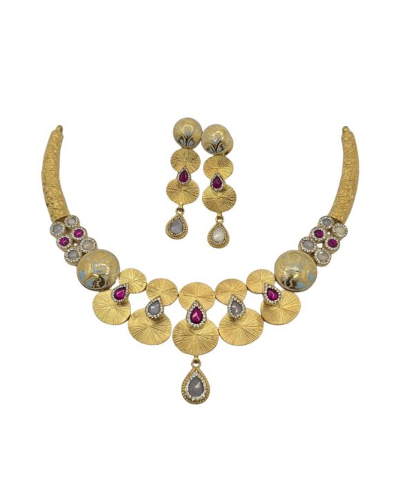 2 Rajvanshi Gold Necklace