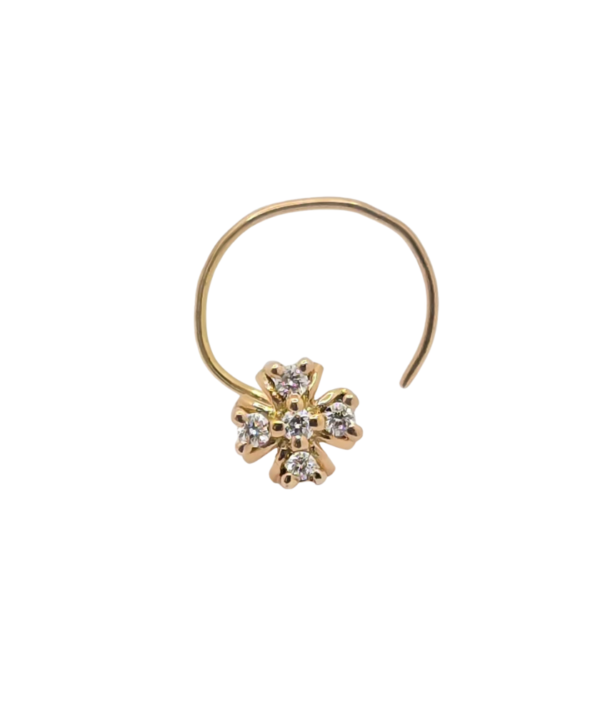 20 Lucky Shamrock Nose Pin