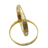 4 Copper Ember Bangles