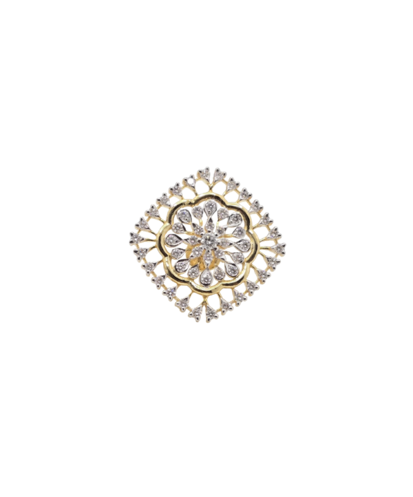 44 Flower Crest Earring