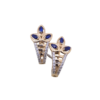 7 Blue Petal Studs