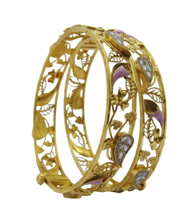 Golden Halo Bangles