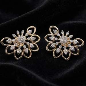 gold_earrings_black_velvet Twinkle Crest Earrings