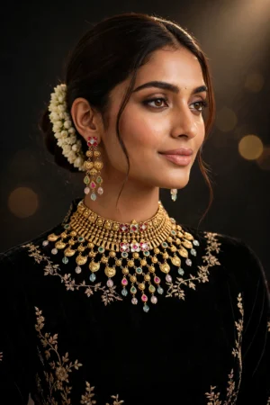 black_velvet_jewelry_portrait NECKLACE
